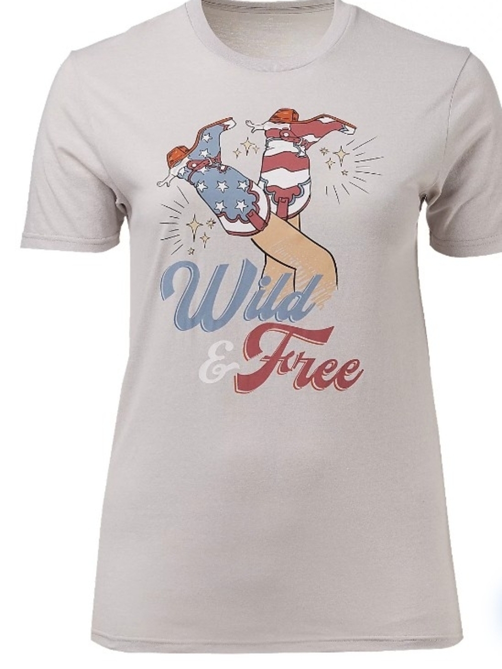 Wild & Free Graphic Tee - Nwot